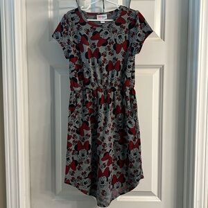 LulaRoe Girls Minnie Dress - Size 10